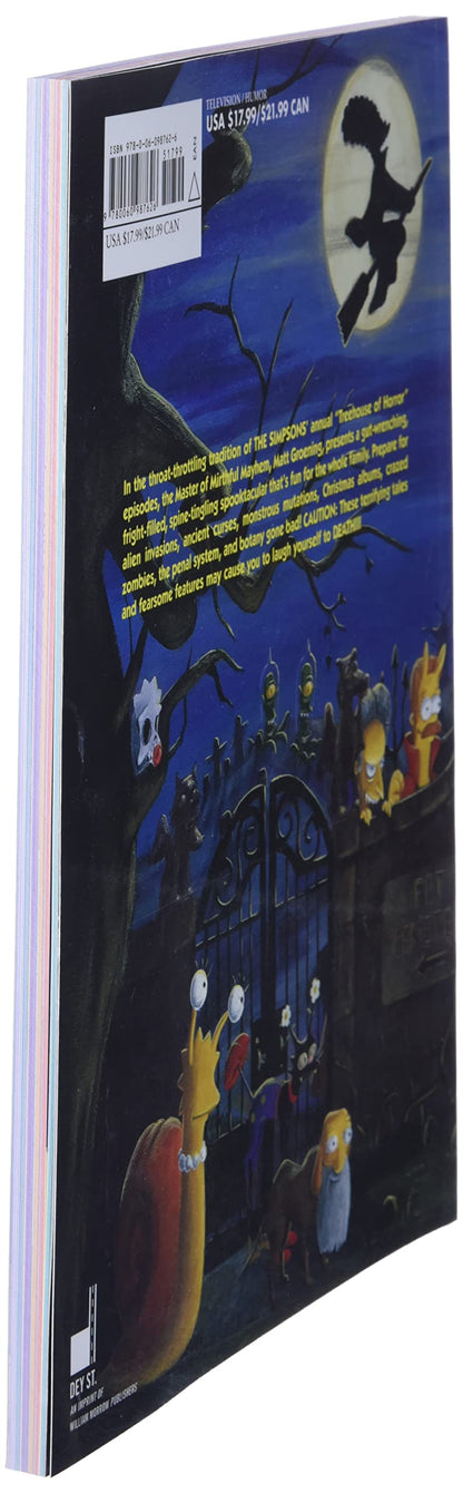 Treehouse of Horror Heebie-Jeebie Hullabaloo de Bart Simpson : Le guide indispensable avec des bandes dessinées d'Halloween, des conseils effrayants et des divertissements à Springfield