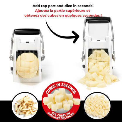 Starfrit Pro Fry Cutter & Cuber, 3-in-1 Potato & Vegetable Cutter Starfrit
