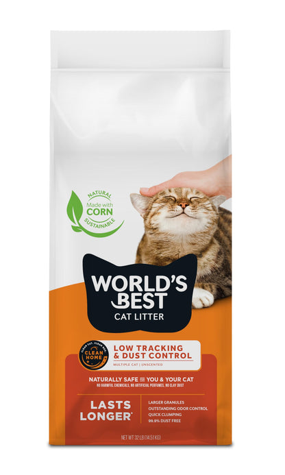 WORLD'S BEST CAT LITTER Low Tracking & Dust Control Multiple Cat Unscented 32-Pounds 🍁 All In One Marketplace Canada