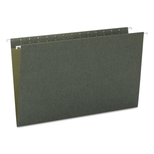 Smead Hanging Folder Without Tab, Green, Legal, 25 Per Box (64110) Smead