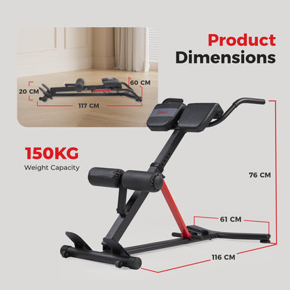 Sunny Health & Fitness Multi-Function Roman Chair Bench with Dip Station Sunny Health & Fitness