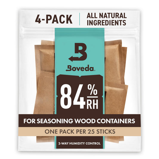 Boveda 84% RH Humidor Seasoning Packs – Size 60 (4-Pack)