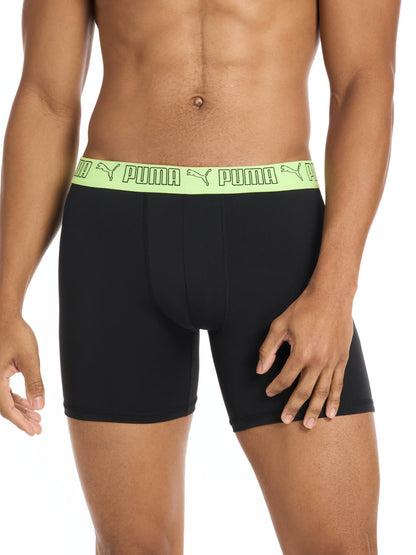 Puma Mens 5 Pack Performance Boxer Briefs, Black/Grey/Navy/Bright, Medium 🍁 All In One Marketplace Canada