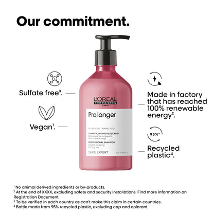 L'Oréal Professionnel Pro Longer Shampoo for Long Hair, 500 mL