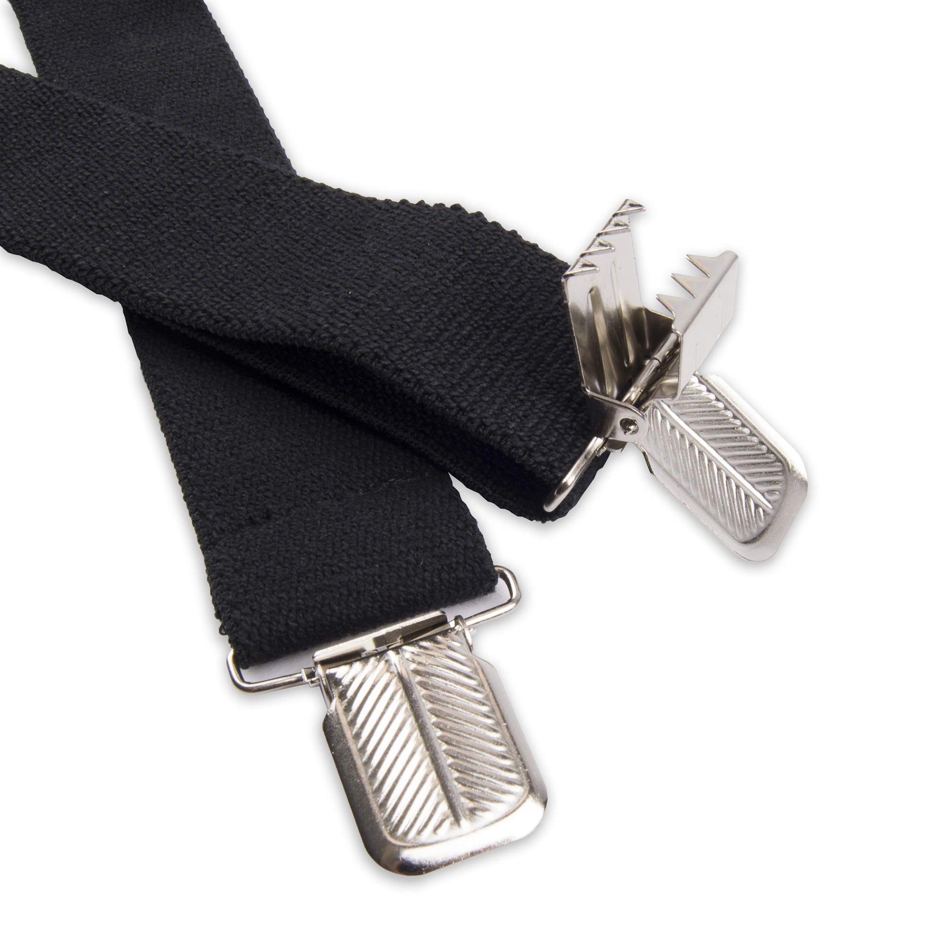 Dickies Men's 1-1/2 Solid Straight Clip Suspender, Black, One Size Dickies