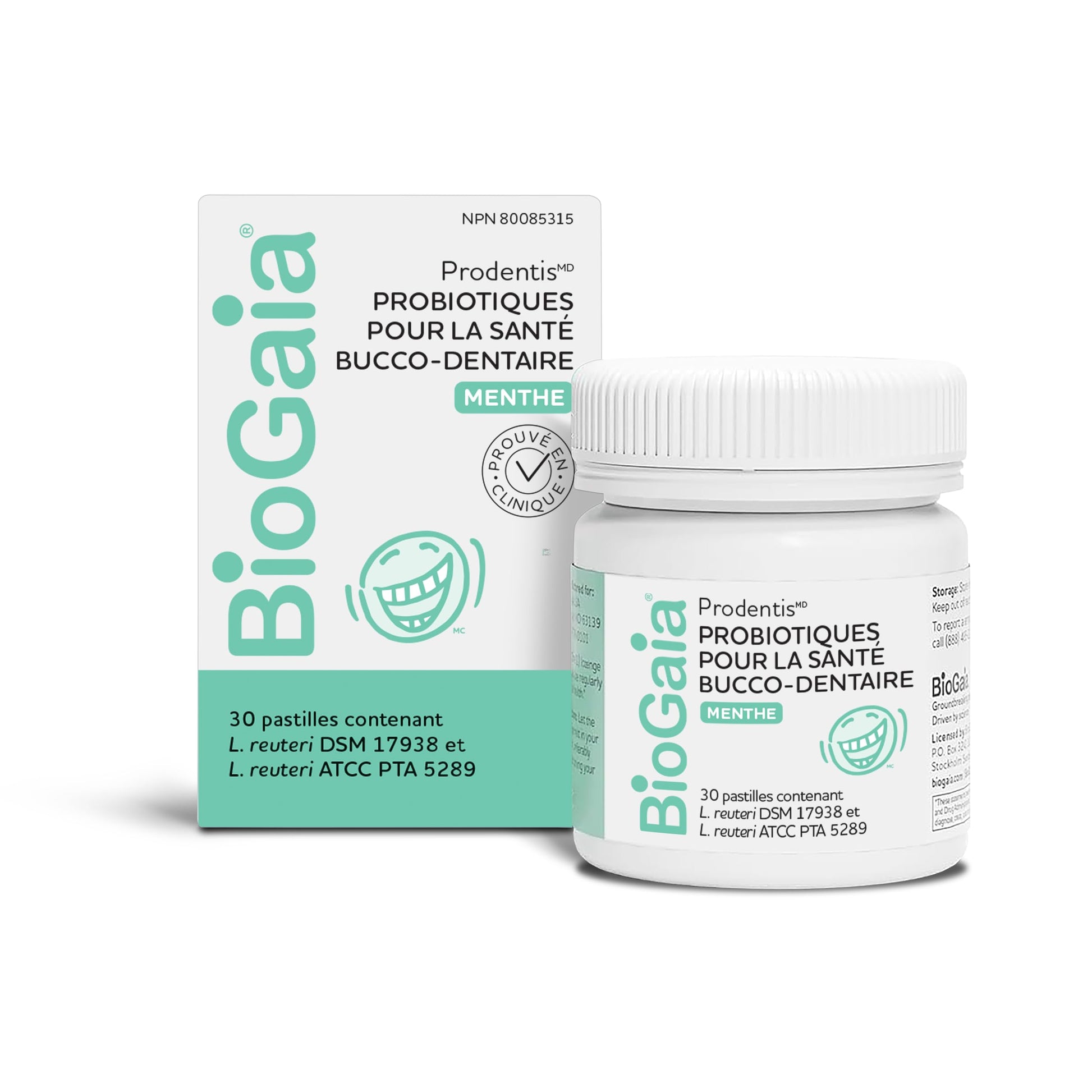 Prodentis Mint | Dental Oral Probiotic Lozenges | for Adults | Clinically Proven Dental Probiotics | Promotes Good Oral Health & Gut Health Too | 30 Mint-Flavored Lozenges - Available at All In One Marketplace Canada