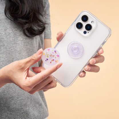 PopSockets Adhesive Phone Grip, Holder- Purple Fields