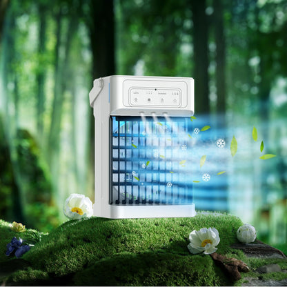 Portable Air Conditioner, 3 Speeds, 3 Mist Settings, 1100ml XL Water Tank, 2~8h Timer, Air Conditioner Portable, Climatiseur Portatif, Personal Small Mini Air Conditioner Cooling Fan for Room Bedroom 🍁 All In One Marketplace Canada