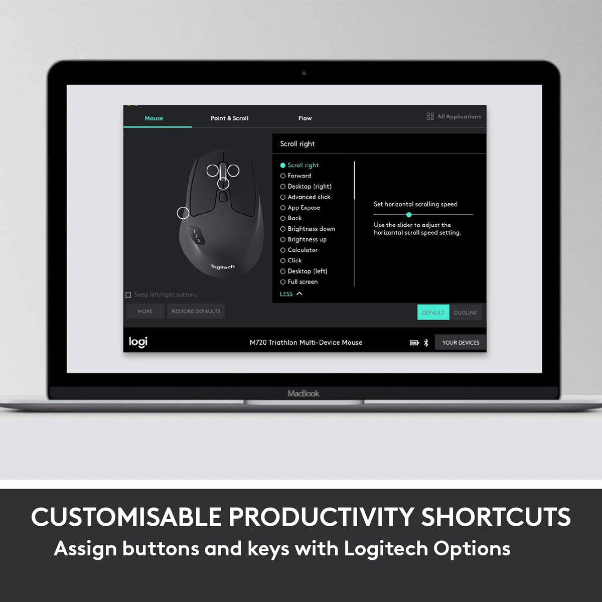 Logitech MK850 Performance Wireless Keyboard and Mouse Combo - Graphite