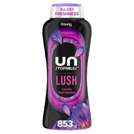 Downy Unstopables In Wash Scent Booster, Lush Scent, Laundry Beads for Odour Protection, Downy Scent Booster, Laundry Scent Boosters, 853 g - Available at All In One Marketplace Canada