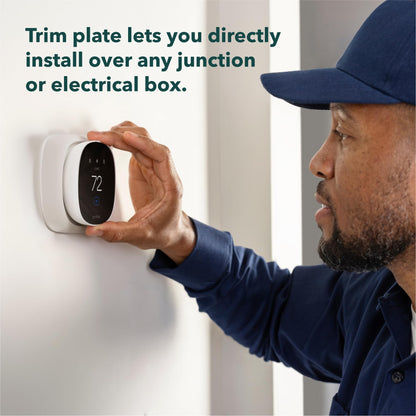 ecobee Trim Plate for Smart Thermostat Essential - Thermostat Accessory ecobee