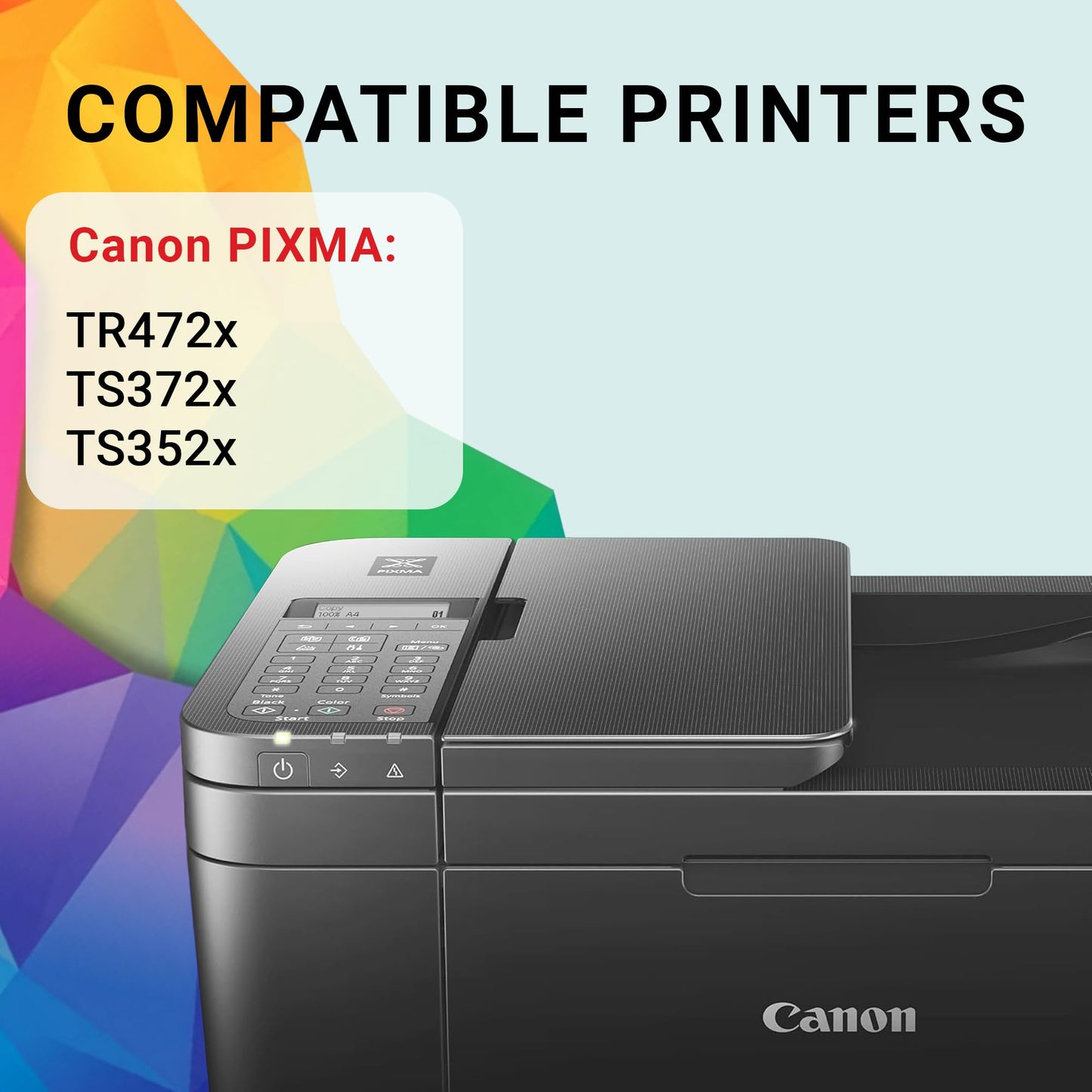 Cartouches d'encre authentiques Canon PG-275XL noir/CL-276 couleur, paquet économique à rendement élevé (2 cartouches), encre d'imprimante Canon d'origine pour imprimantes PIXMA TR4720/TS3720/TS3520
