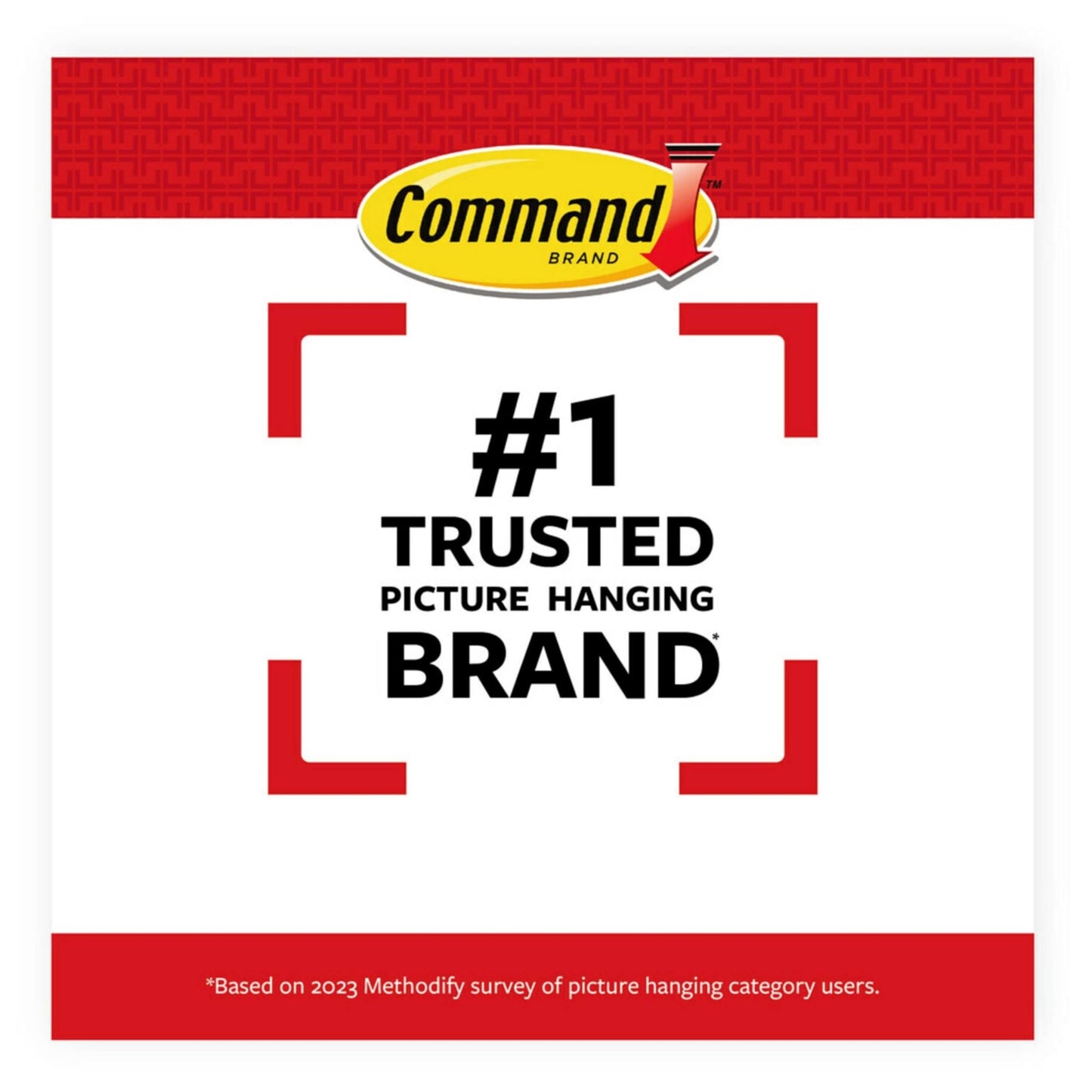 Command Large Picture Hanging Strips - Damage Free Wall Hangers for Back to School Dorm Organization - 14 White Adhesive Pairs (28 Strips)