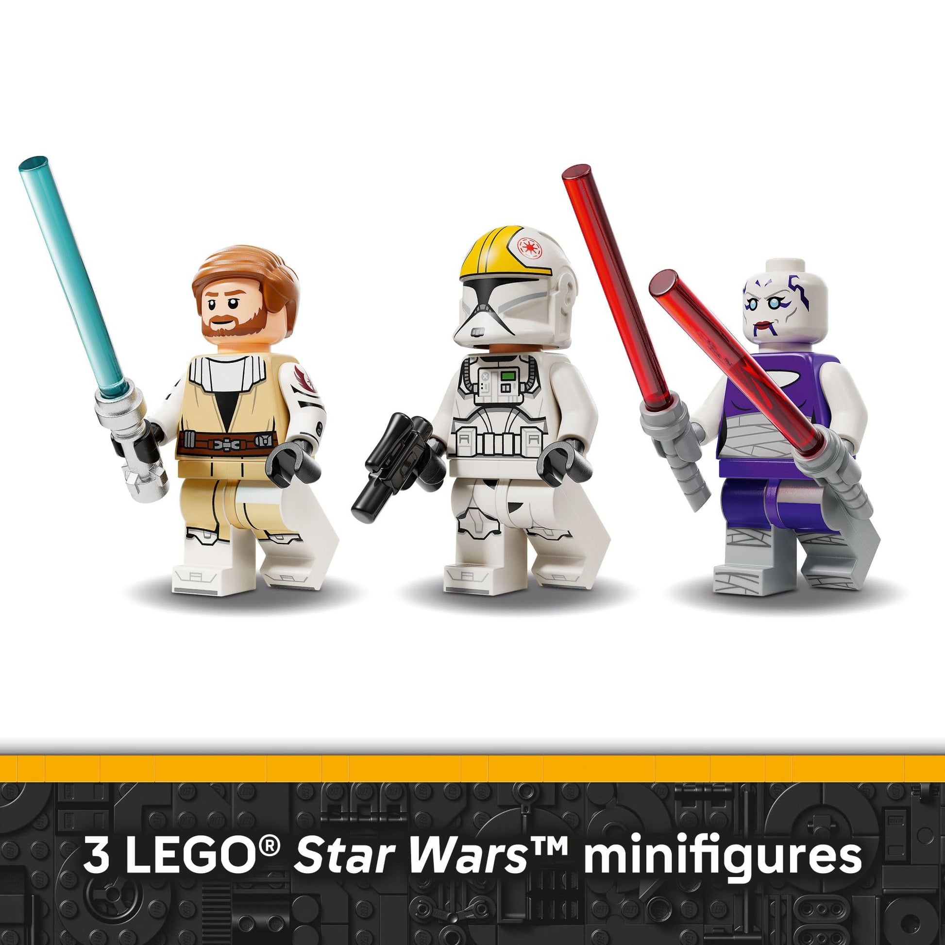 LEGO Star Wars: The Clone Wars V-19 Torrent Starfighter Building Toy - Pretend Play Set for Boys & Girls, Ages 9+ - Starship Model Kit W/ 3 Minifigures - Gift Idea for Birthdays - 75432 LEGO