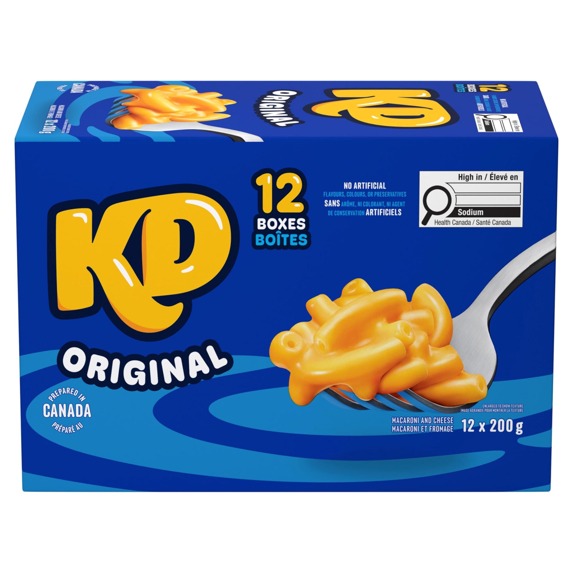 Kraft Dinner Original Mac & Cheese, 200g Box, 12-Pack Case
