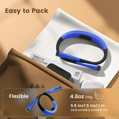 Glocusent Book Light, 80-Hr Rechargeable Reading Light, Bendable Neck Light 🍁 All In One Marketplace Canada