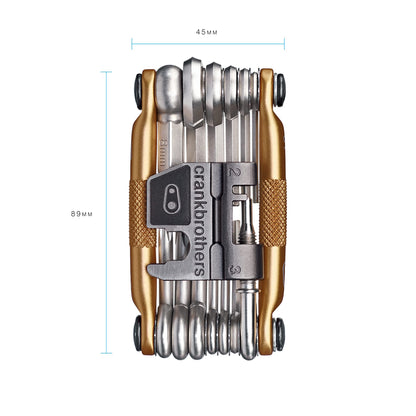 Crank Brothers Multi Bicycle Tool (19-Function, Gold) Crankbrothers