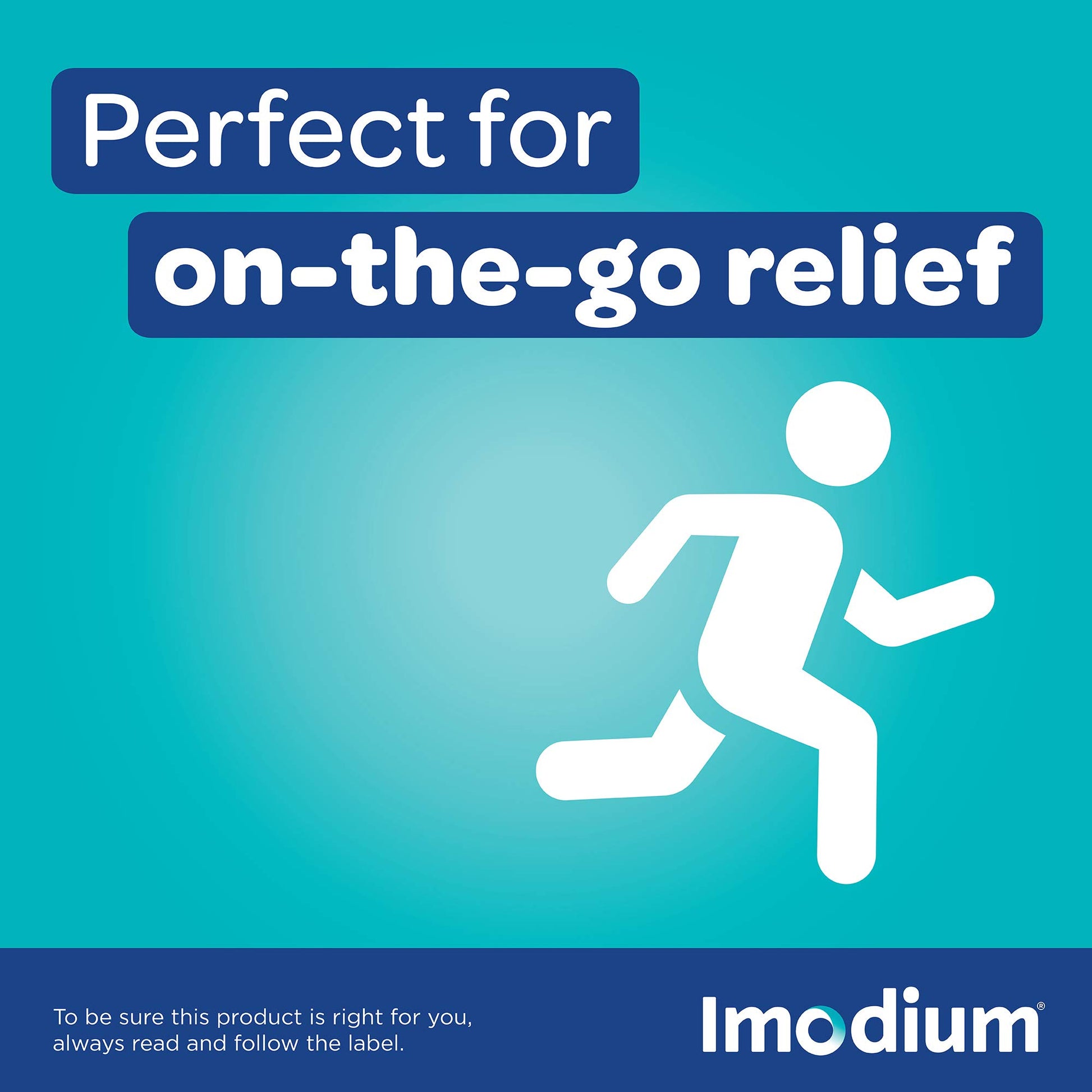 Imodium Complete Antidiarrheal and Gas Relief Caplets with Loperamide Hydrochloride, Simethicone, 40 Ct - Available at All In One Marketplace Canada