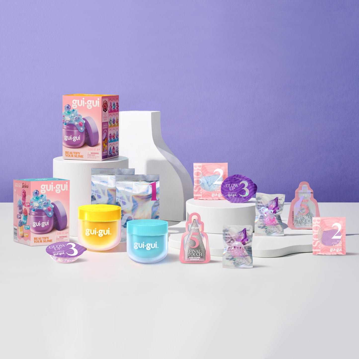 GUI GUI Exclusive Twin Pack Bundle, The Most Beautiful Slime Ever, Made By You, Level Up Your Slime with a Major Glow-up, 2 Different GUI GUI Scented Slimes with 2 Amazing Textures, Butter & Cloud 🍁 All In One Marketplace Canada