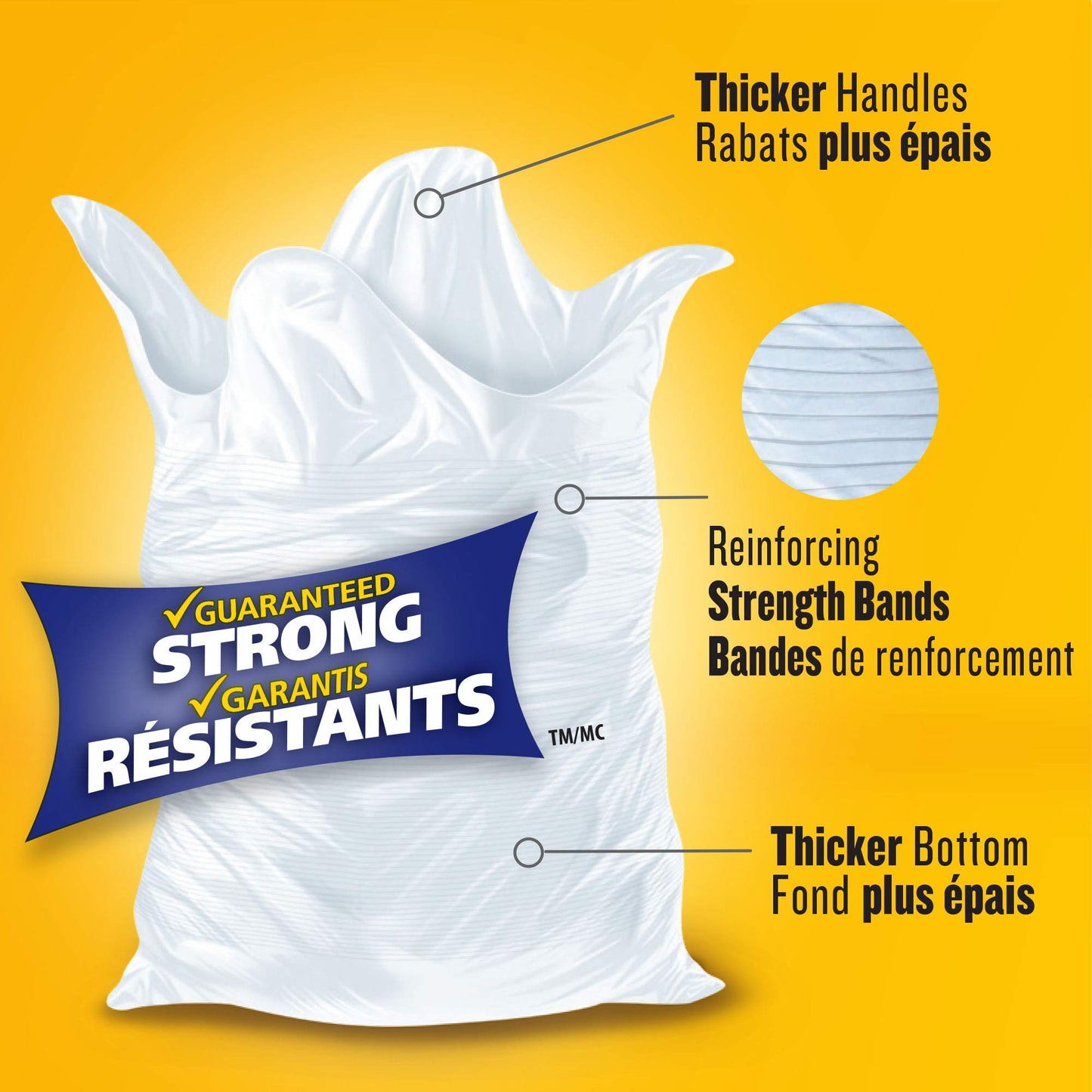 Glad White Garbage Bags - Tall 45 Litres - Febreze Fresh Clean Scent, 160 Trash Bags, Value Pack, Made in Canada of Global Components
