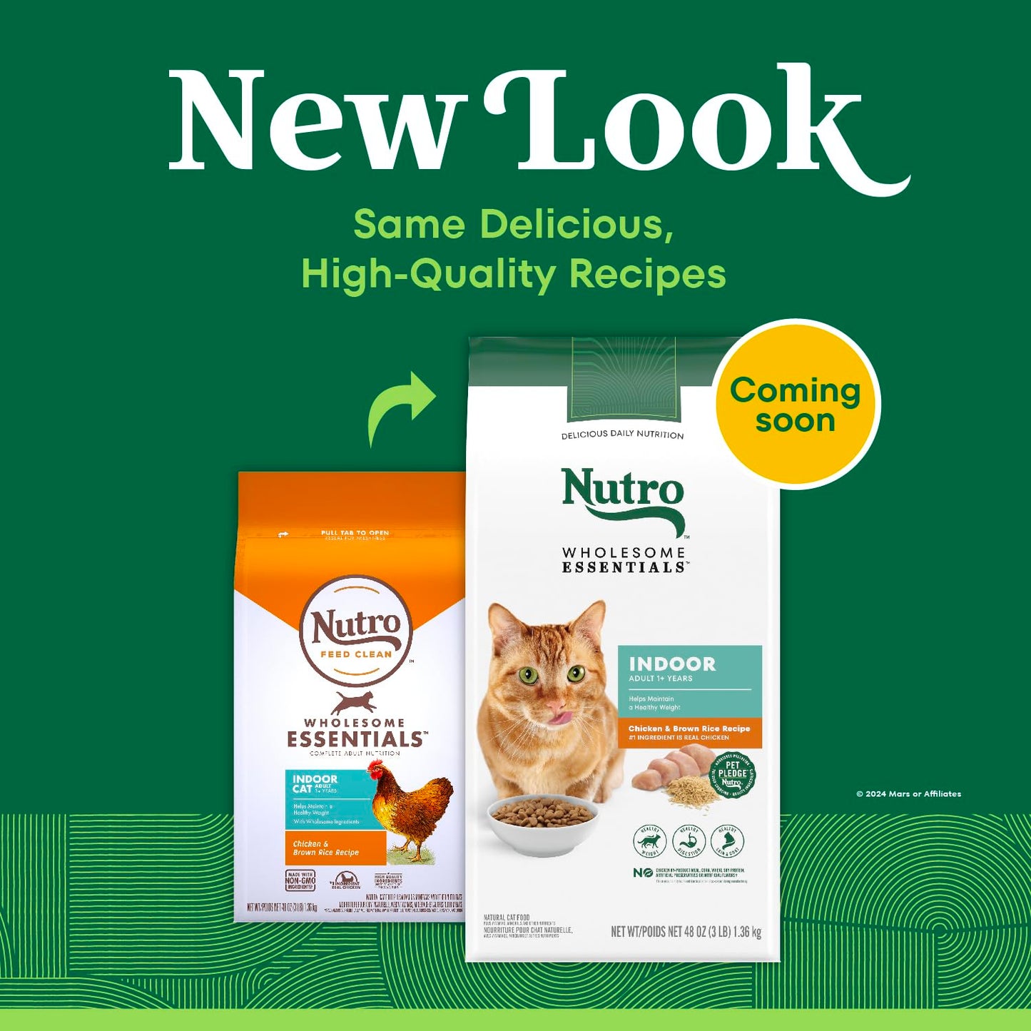 Nutro Wholesome Essentials Adult Dry Cat Food, Chicken Flavour, 1.36kg Nutro