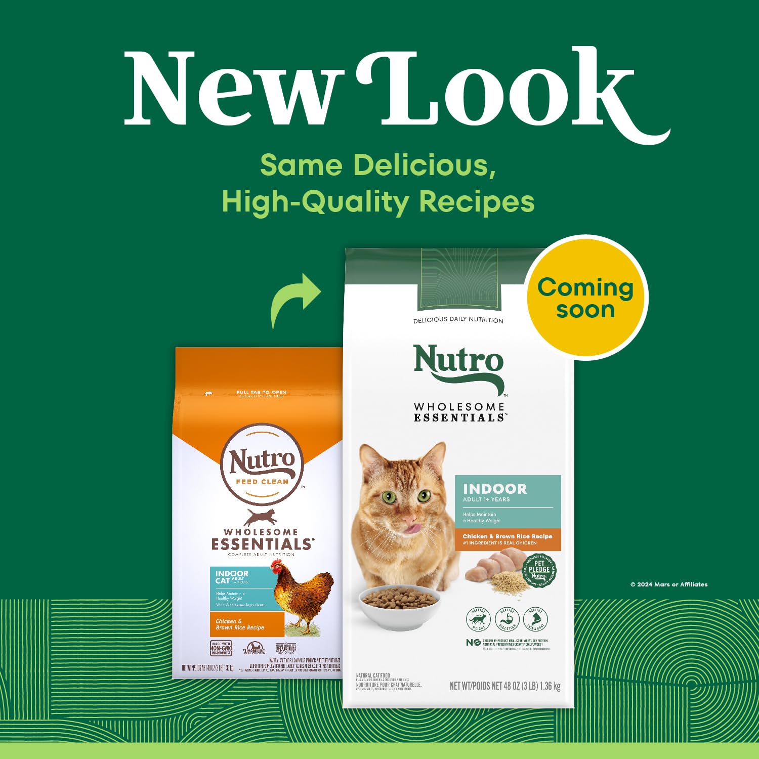 Nutro Wholesome Essentials Adult Dry Cat Food, Chicken Flavour, 1.36kg Nutro