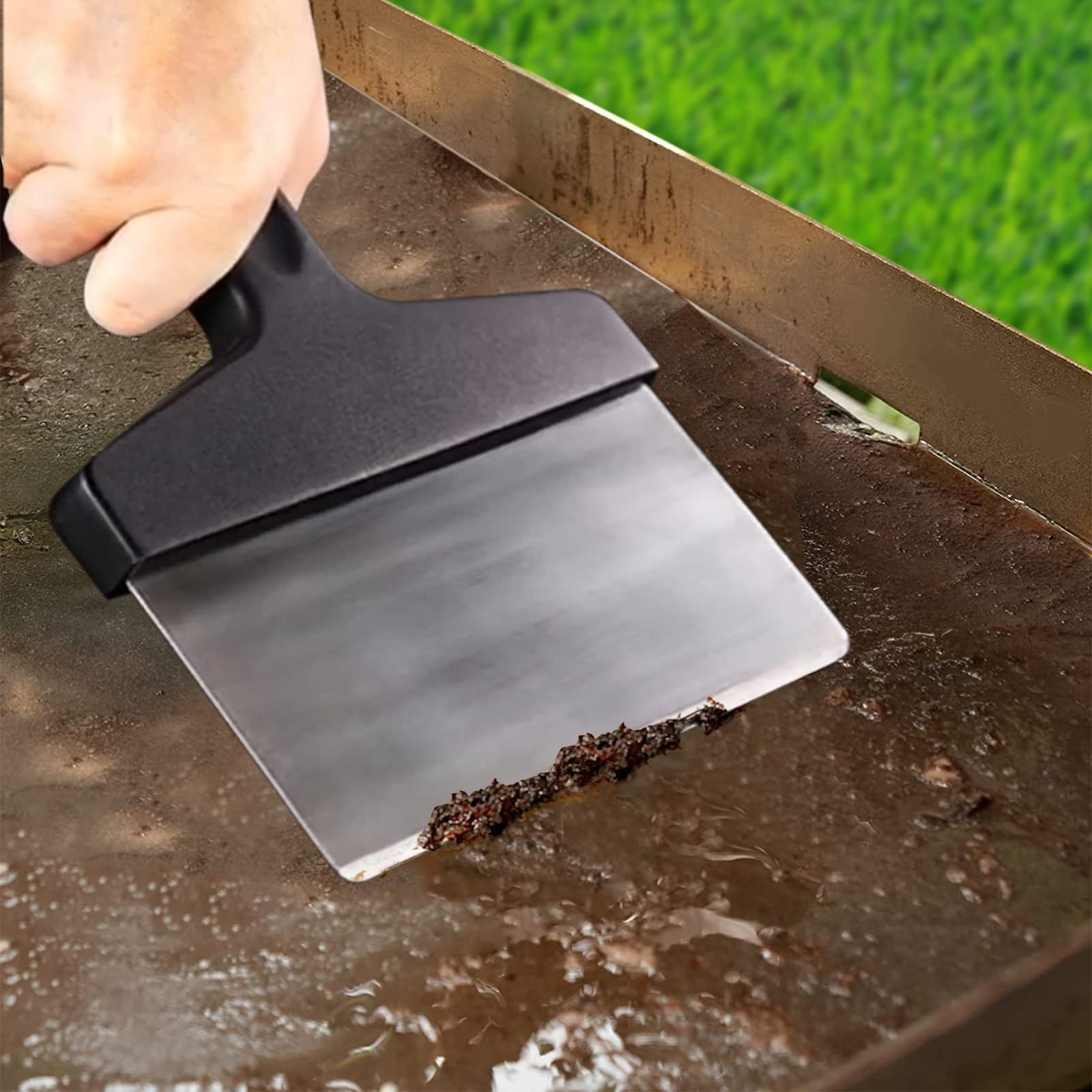 Griddle Cleaning Kit for Blackstone 15 Pieces - Heavy Duty Grill Cleaner Kit with Grill Stone, Griddle Scraper, & Griddle Brush with Stainless Steel Handle Easy to Use Flat Top Cleaning Kit - Available at All In One Marketplace Canada