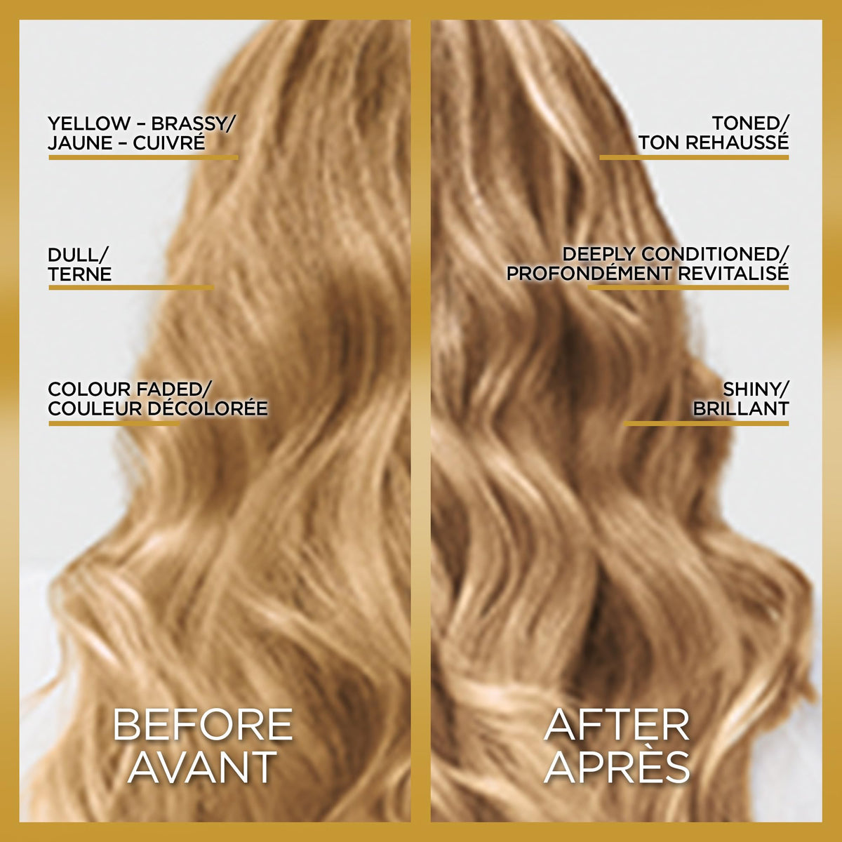 L'Oreal Paris Le Color Gloss One Step Toning Hair Gloss Treatment, Cool Blonde, Enhance Your Shine with this Semi Permanent Hair color, 1 Kit