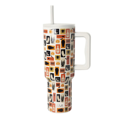 Gobelet Halloween Simple Modern avec anse | 1,2 L | Timbres