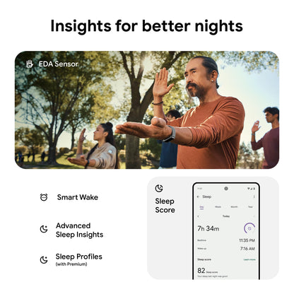Google Fitbit Charge 6 Advanced Health and Fitness Tracker with Built-in GPS, Stress Management Tools, Sleep Tracking, 24/7 Heart Rate and more -- Silver/White