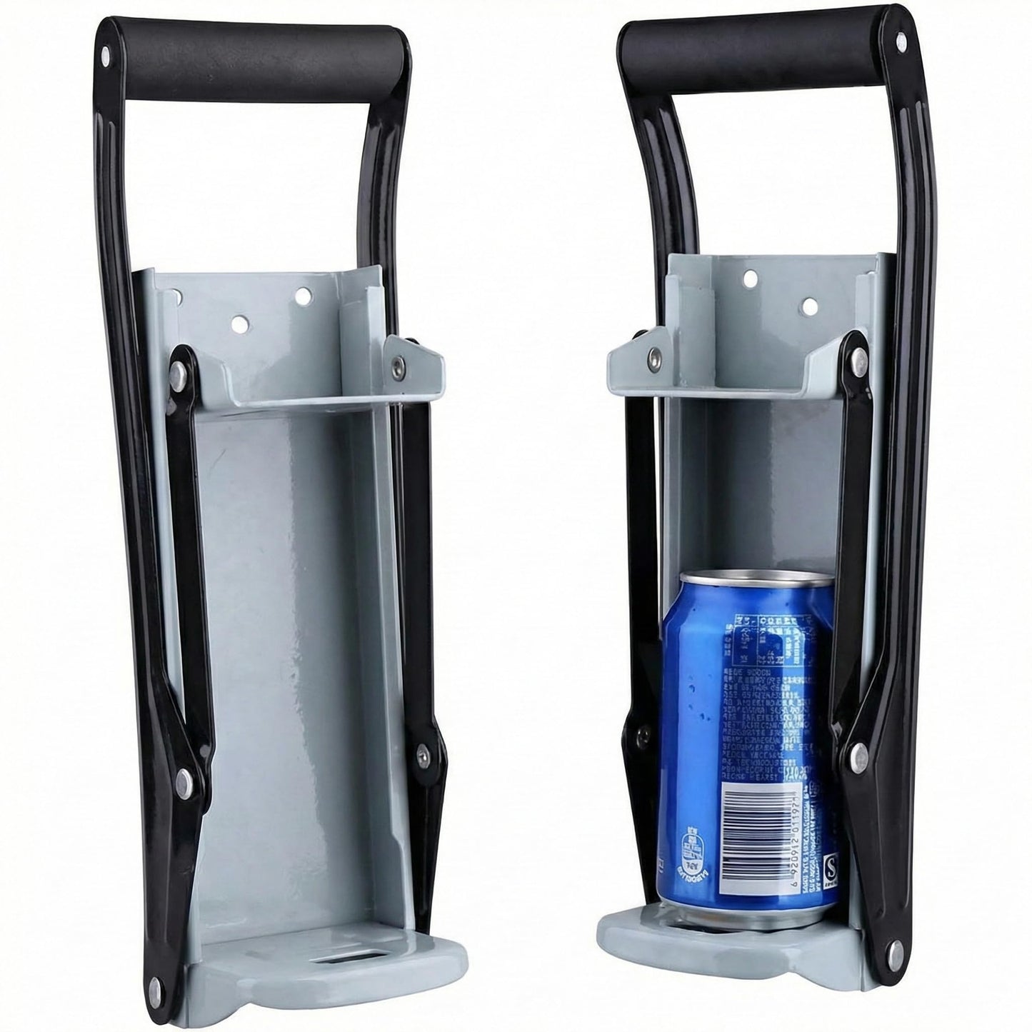 Stanz (TM) 12oz 16oz Wall Mounted Aluminum Can Crusher Beer Soda Cans Smasher Eco-Friendly Recycling Tool with Mounting Screws for Home - Available at All In One Marketplace Canada