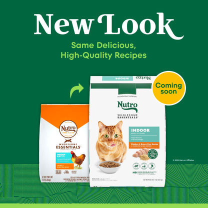 Nutro Wholesome Essentials Adult Dry Cat Food, Chicken Flavour, 6.35kg