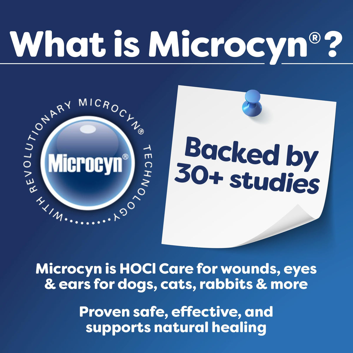 MicrocynAH Wound & Skin Care Spray for Pets, Gentle Skin & Coat Spray for Dogs, Cats & Horses, Helps Clean Minor Skin Issues & Irritated Areas, Alcohol-Free Formula, No Steroids or Antibiotics, 3oz