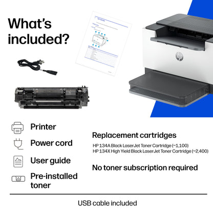 HP LaserJet M209dw Compact Monochrome Printer with Automatic Two-Sided Printing | 6GW62F Gray