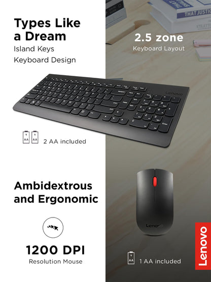 Lenovo 510 Wireless Keyboard Mouse Combo