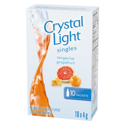 Crystal Light Singles Tangerine Grapefruit Drink Mix - 10 Calorie Packets
