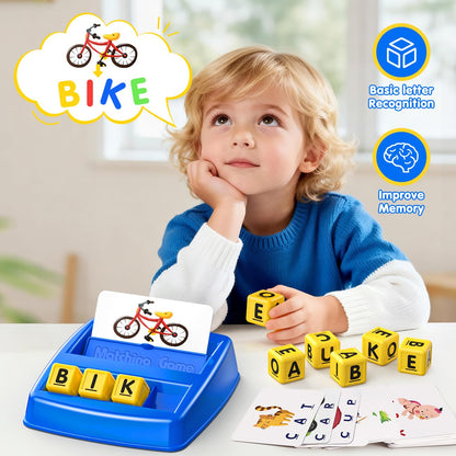 HahaGift Educational Toys for 3-5 Year Old Boy Girl Gifts, Matching Letter Learning Games Activities, Ideal Christmas Birthday Gift for Toddler Kids Age 3 4 5 6 7 Year Olds Boys Girls 🍁 All In One Marketplace Canada