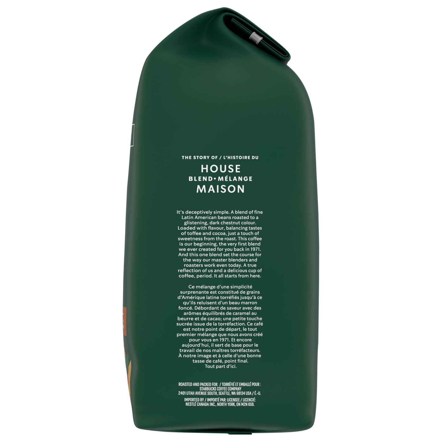 STARBUCKS House Blend Roast Ground Coffee, Medium Roast, Smooth And Balanced, Made With 100 Percent Arabica Beans, For Use With Drip Coffee Makers, Pour-overs, And French Presses, 793 g - Available at All In One Marketplace Canada