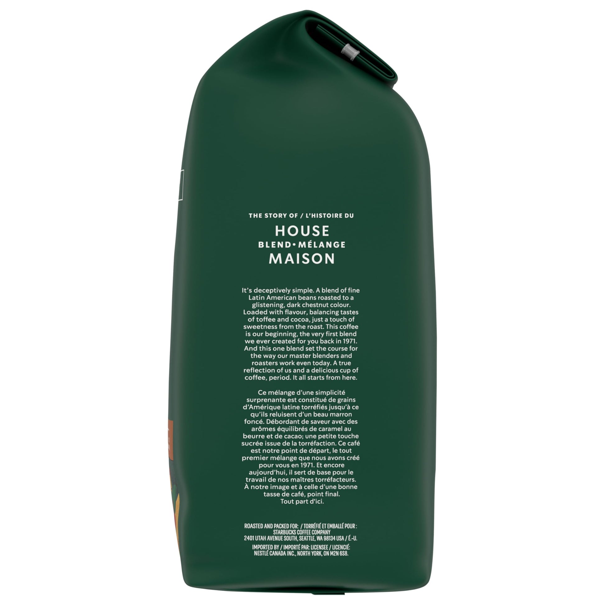 STARBUCKS House Blend Roast Ground Coffee, Medium Roast, Smooth And Balanced, Made With 100 Percent Arabica Beans, For Use With Drip Coffee Makers, Pour-overs, And French Presses, 793 g - Available at All In One Marketplace Canada