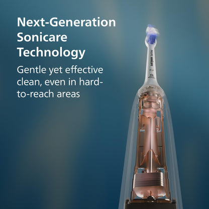 Philips Sonicare 5950 Rechargeable Electric Toothbrush, 2 Brush Head, Black Philips Sonicare