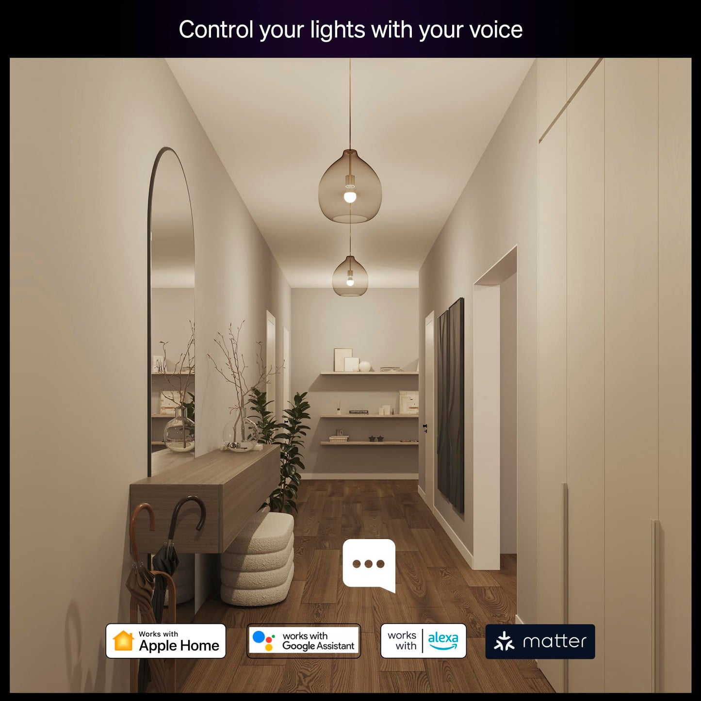 Philips Hue Essential Starter Kit: Bridge + 4 Essential E26 Smart Bulbs, White and Color Ambiance, 2200K-6500K, Dimmable, Works with Alexa, Google Assistant, Samsung SmartThings, Apple Home 🍁 All In One Marketplace Canada Philips Hue
