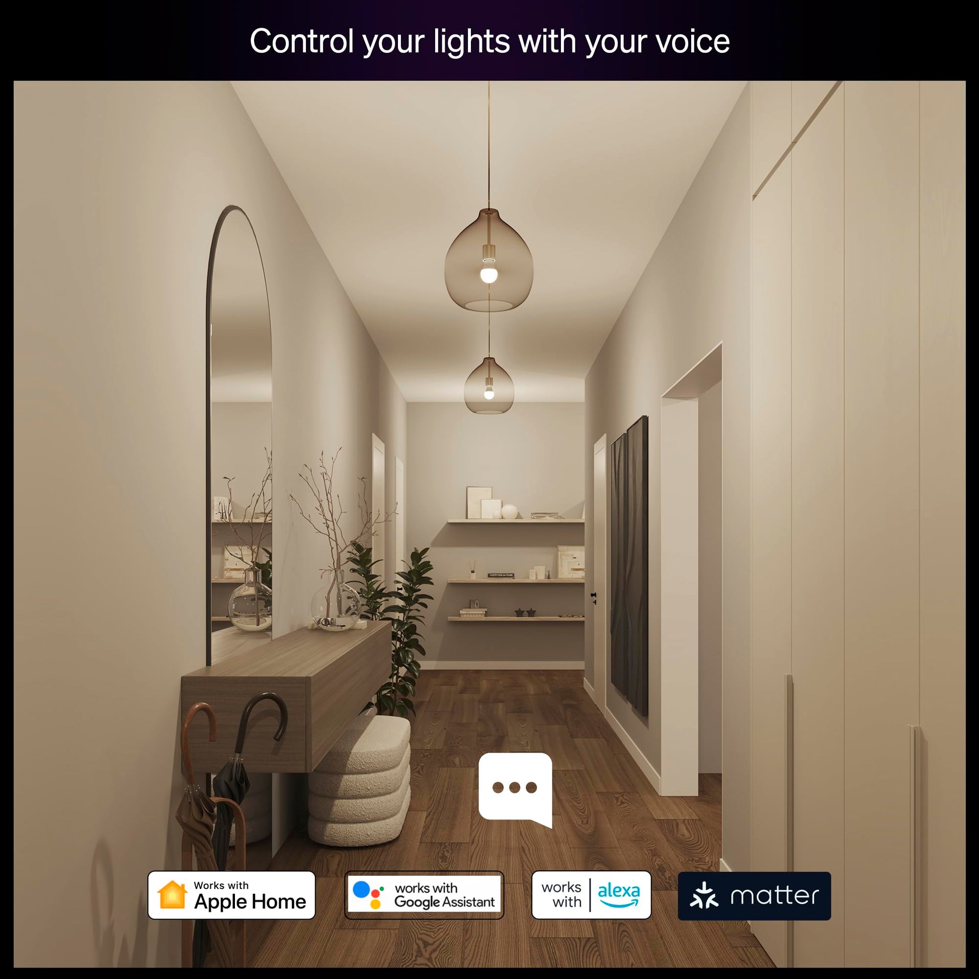 Philips Hue Essential Starter Kit: Bridge + 4 Essential E26 Smart Bulbs, White and Color Ambiance, 2200K-6500K, Dimmable, Works with Alexa, Google Assistant, Samsung SmartThings, Apple Home 🍁 All In One Marketplace Canada Philips Hue
