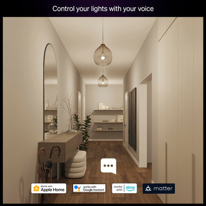 Philips Hue Essential Starter Kit: Bridge + 4 Essential E26 Smart Bulbs, White and Color Ambiance, 2200K-6500K, Dimmable, Works with Alexa, Google Assistant, Samsung SmartThings, Apple Home 🍁 All In One Marketplace Canada Philips Hue