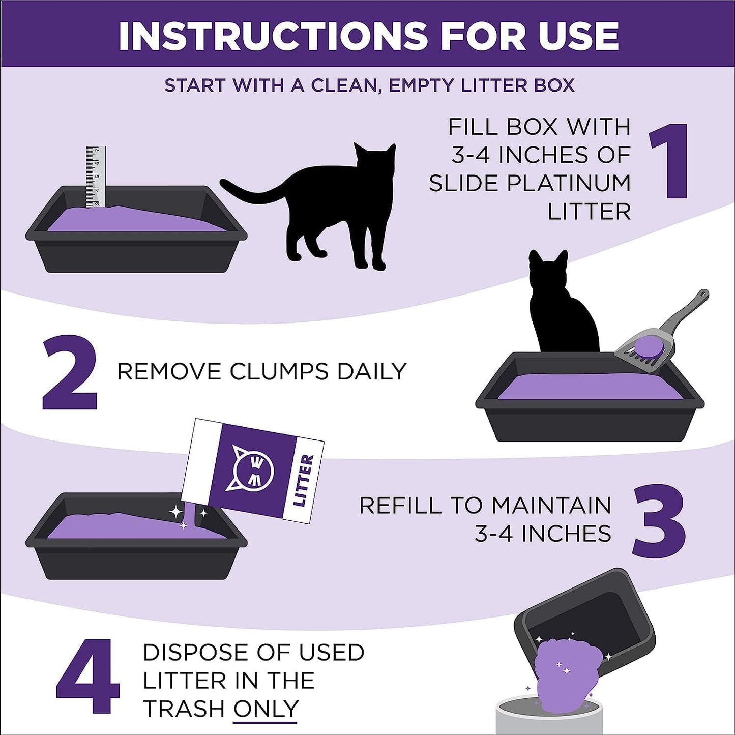 ARM & HAMMER Platinum Cat Litter, Clump & Seal, EXTRA STRENGTH Odour Control with 14 Days of Odour Control, Multi-Cat, Hard Clumping Clay, 99.99% Dust Free, 12.47kg (Pack of 1)