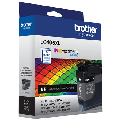 Brother Genuine LC406XLBKS INKvestment Tank High-Yield Black Ink Cartridge, MFC-J4535DW, MFC-J5855DW, MFC-J6555DW 🍁 All In One Marketplace Canada