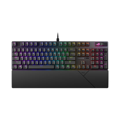 ASUS ROG Strix Scope II X Wired USB Mechanical Gaming Keyboard – 100% Full-Size, Hot Swappable Pre-lubed ROG NX Snow V2 Linear Switches, PBT Keycaps, RGB, PC/Mac Support - Black 🍁 All In One Marketplace Canada