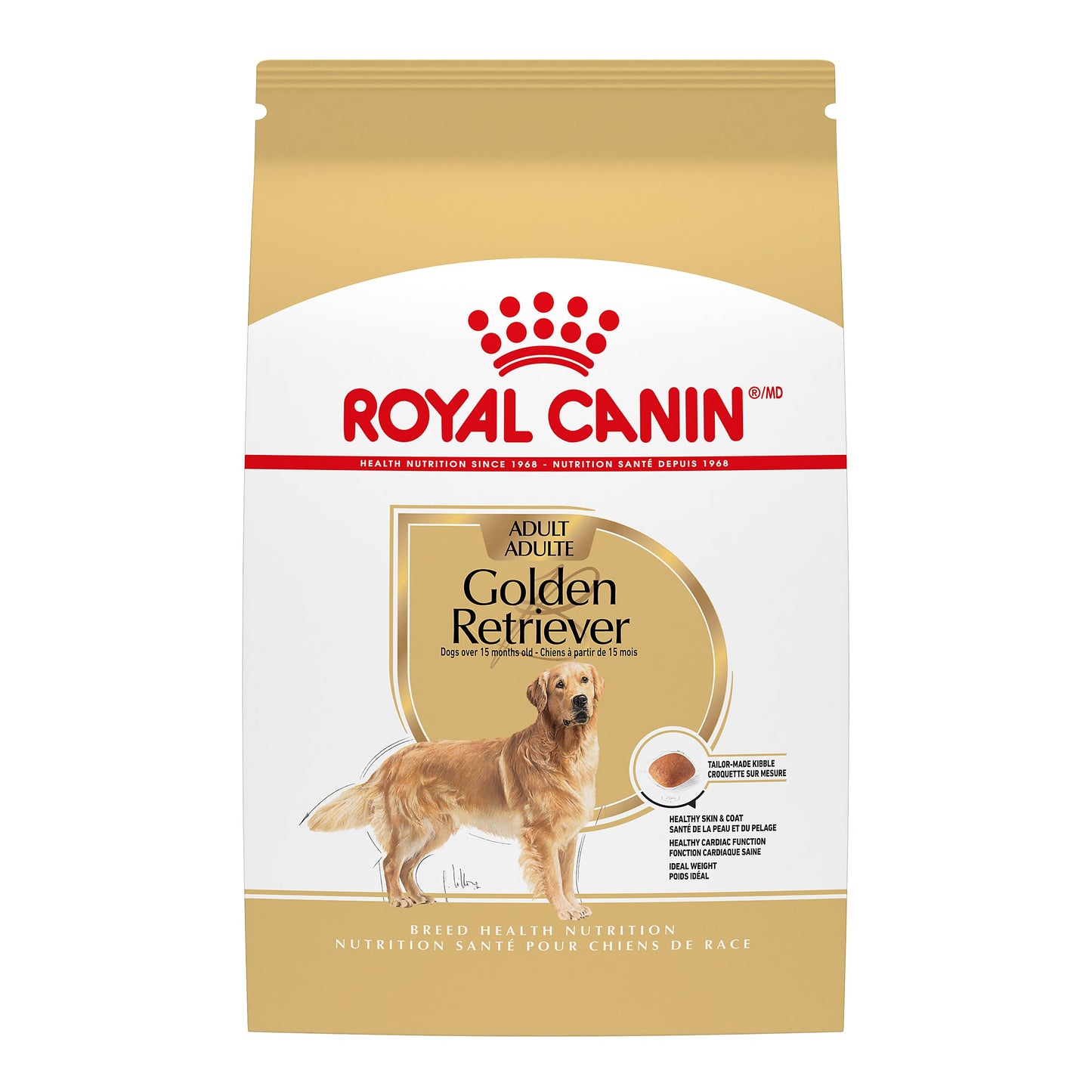 Royal Canin Golden Retriever Adult Dry Dog Food, 30 lb bag ROYAL CANIN