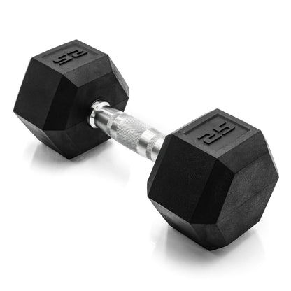 CAP Barbell 25 lb Rubber Coated Hex Dumbbell 🍁 All In One Marketplace Canada