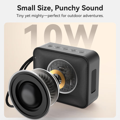 Oraolo Bluetooth Speaker, IPX7 Waterproof Portable Bluetooth Speaker with Stereo Sound, Bluetooth 5.4, Support AUX/TF Card, TWS Pairing,Small Wireless Speaker for Home, Shower, Outdoors, Travel Black - Available at All In One Marketplace Canada