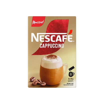 NESCAFÉ Gold Cappuccino Instant Coffee Sachets – 48 Pack (6 Boxes)